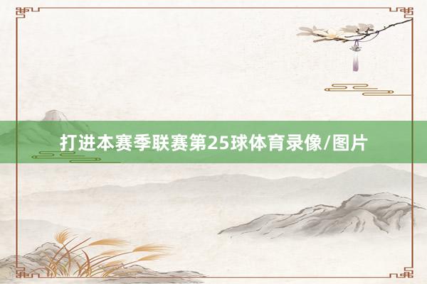 打进本赛季联赛第25球体育录像/图片
