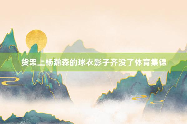 货架上杨瀚森的球衣影子齐没了体育集锦