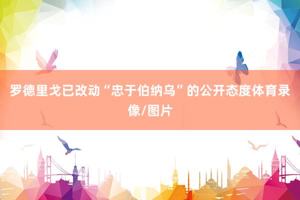 罗德里戈已改动“忠于伯纳乌”的公开态度体育录像/图片
