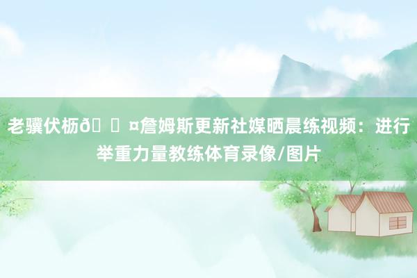 老骥伏枥😤詹姆斯更新社媒晒晨练视频：进行举重力量教练体育录像/图片