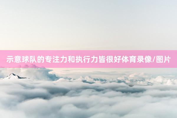 示意球队的专注力和执行力皆很好体育录像/图片
