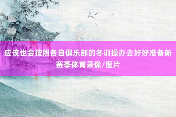 应该也会按照各自俱乐部的冬训操办去好好准备新赛季体育录像/图片