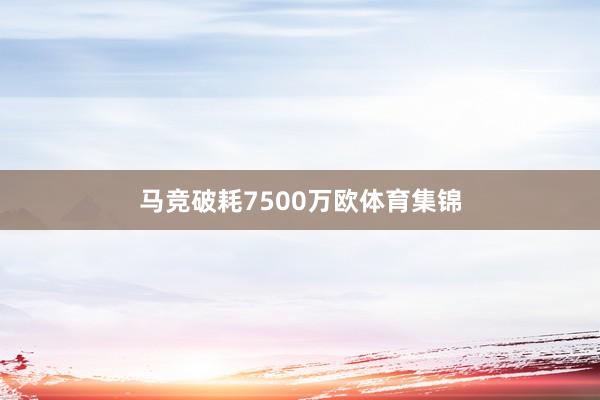 马竞破耗7500万欧体育集锦