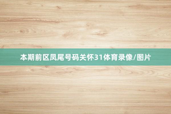 本期前区凤尾号码关怀31体育录像/图片